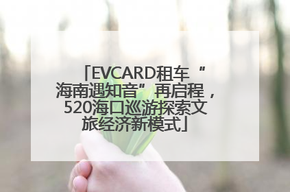 EVCARD租车“海南遇知音”再启程，520海口巡游探索文旅经济新模式